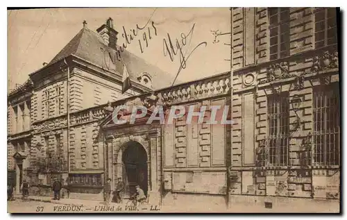Cartes postales Verdun l'Hotel de Ville