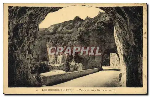 Ansichtskarte AK Les Gorges du Tarn Tunnel des Baumes