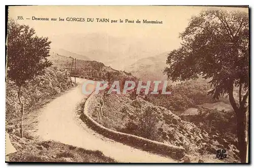 Cartes postales Descente sur les Gorges du Tarn par le Pont de Montmirat