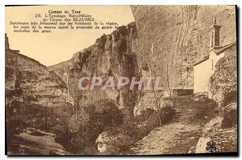 Ansichtskarte AK Gorges du Tarn l'Ermitage Saint Hilaire au Cirque des Beaumes