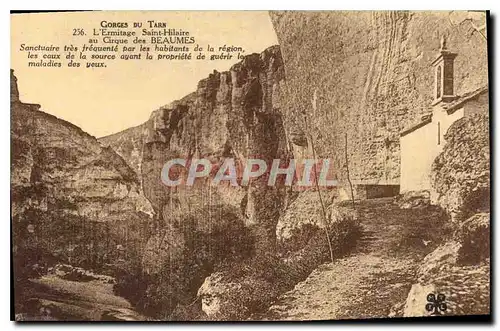 Cartes postales Gorges du Tarn l'Ermitage Saint Hilaire au Cirque des Beaumes