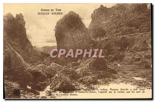 Cartes postales Gorges du Tarn Roques Sourde