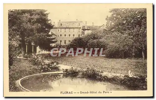 Cartes postales Florac Grand hotel du Parc