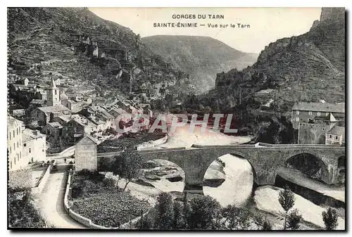 Ansichtskarte AK Gorges du Tarn Sainte Enimie vue sur le Tarn