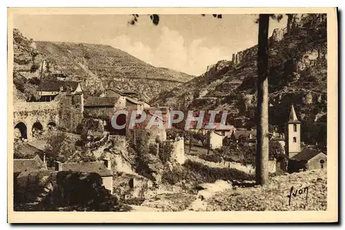 Ansichtskarte AK Sainte Enime Lozere vue generale sur la Vieille Ville