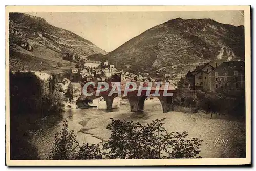 Cartes postales Gorges du Tarn Sainte Enime Lozere Occupe une situation remarquable a un detour du Tarn