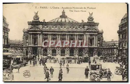 Cartes postales Paris l'Opera Academie Nationale de Musique