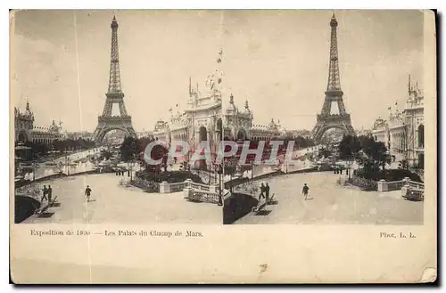 Ansichtskarte AK Exposition de 1900 les Palais du Champ de Mars