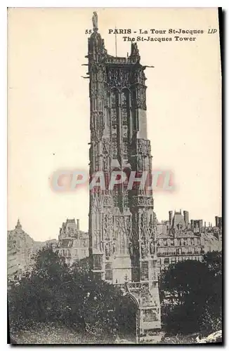 Cartes postales Paris la Tour St Jacques