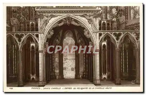 Ansichtskarte AK Paris Sainte Chapelle l'entree du Reliquaire de la Chapelle Haute