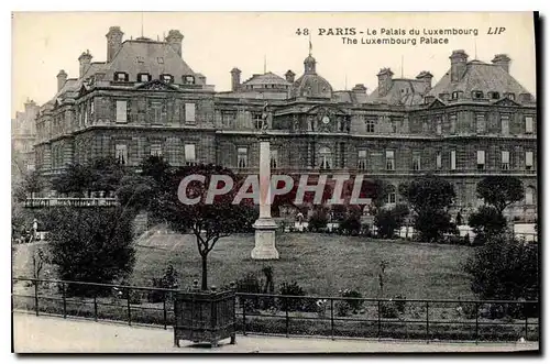 Cartes postales Paris le Palais du Luxembourg