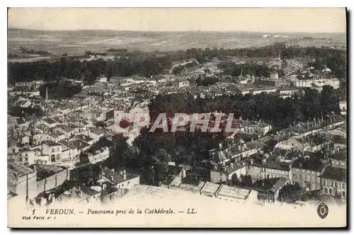 Cartes postales Verdun Panorama pris de la Cathedrale