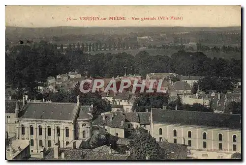 Cartes postales Verdun sur Meuse vue generale Ville Haute