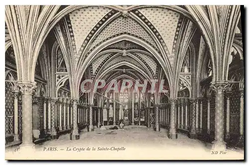 Ansichtskarte AK Paris la Crypte de la Sainte Chapelle