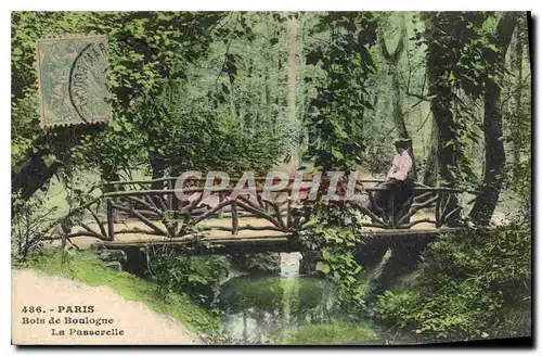 Ansichtskarte AK Paris Bois de Boulogne la Passerelle