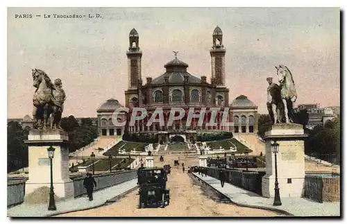 Cartes postales Paris le Trocadero