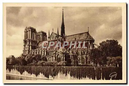 Ansichtskarte AK Paris et ses Merveilles Abside de la Cathedrale Notre Dame 1163 1260