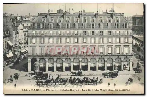 Cartes postales Paris Place du Palais Royal les Grands Magasins du Louvre