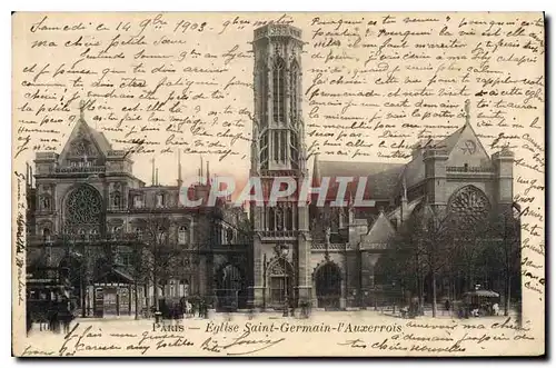 Cartes postales Paris Eglise Saint Germain l'Auxerrois