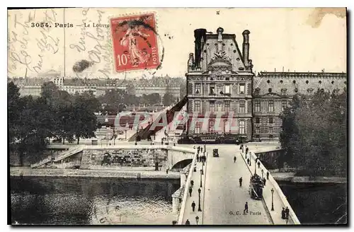 Cartes postales Paris le Louvre