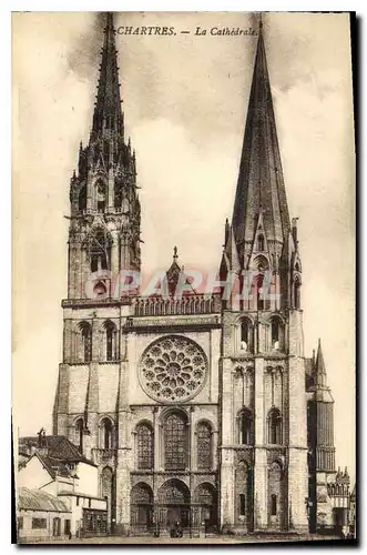 Cartes postales Chartres la Cathedrale