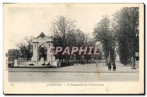 Ansichtskarte AK Chartres la Promenade des Charbonniers