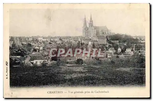 Ansichtskarte AK Chartres vue generale prise de Cachemback