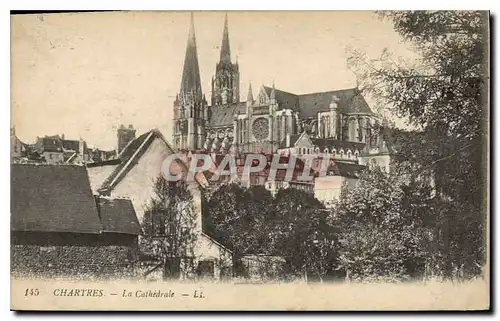 Cartes postales Chartres La Cathedrale