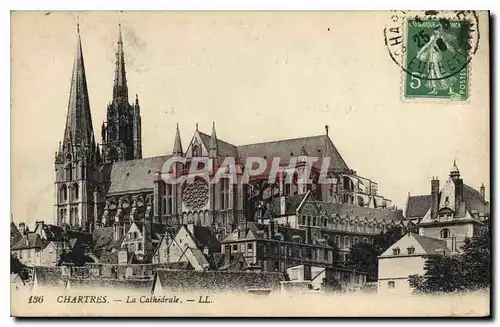 Cartes postales Chartres La Cathedrale