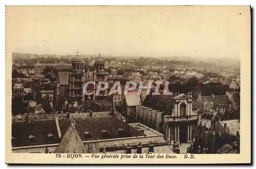 Cartes postales Dijon Vue generale prise de la Tour des Ducs