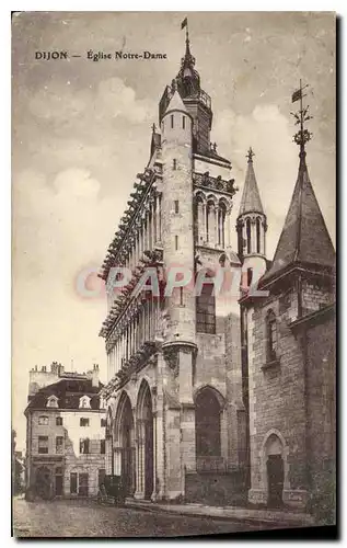 Cartes postales Dijon Eglise Notre Dame