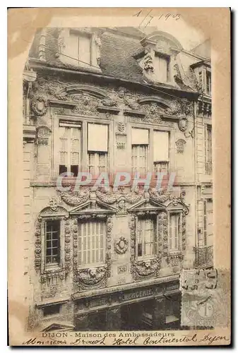 Cartes postales Dijon Maison des Ambassadeurs