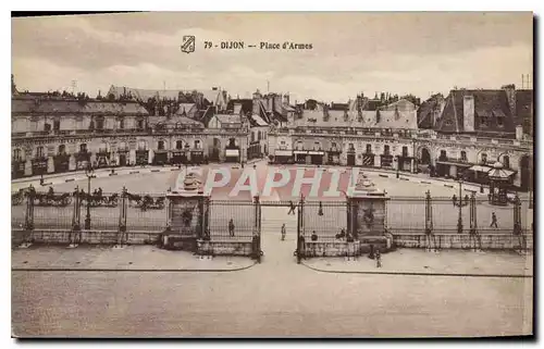 Cartes postales Dijon Place d'Armes