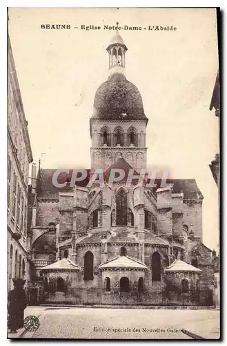 Ansichtskarte AK Beaune Eglise Notre Dame l'Abside