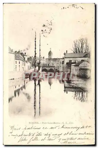 Cartes postales Beaune Pont Saint Martin