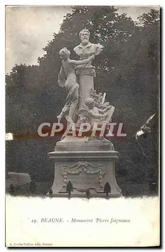 Ansichtskarte AK Beaune Monument Pierre Joigneaux