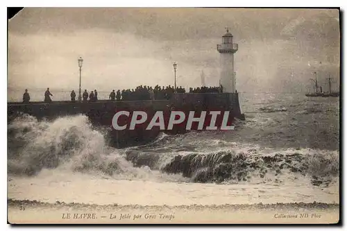 Ansichtskarte AK Le Havre La Jetee Phare