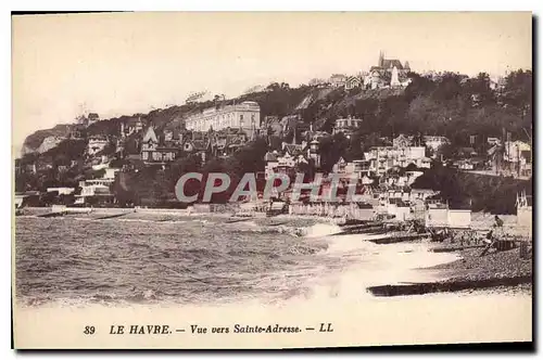 Cartes postales Le Havre Vue vers Sainte Adresse