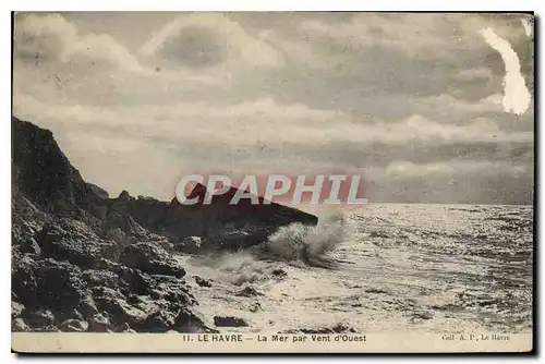 Cartes postales Le Havre La Mer par Vent d'Ouest