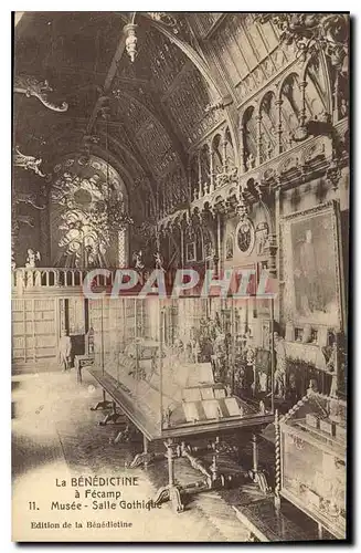 Cartes postales La Benedictine a Fecamp Musee Salle Gothique