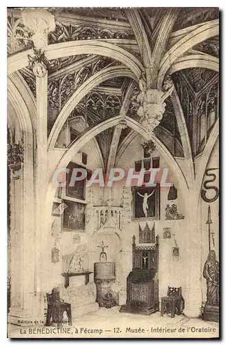 Cartes postales La Benedictine a Fecamp Musee Interieur de l'Oratoire