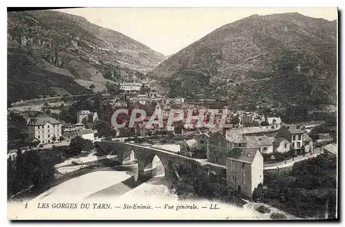 Ansichtskarte AK Les Gorges du Tarn Ste Enimie Vue generale