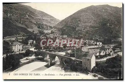 Cartes postales Les Gorges du Tarn Ste Enimie Vue generale