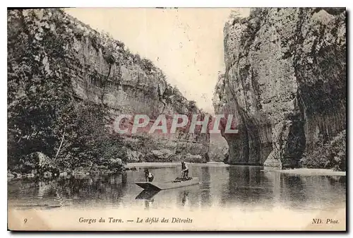 Cartes postales Gorges du Tarn Le defile des Detroits