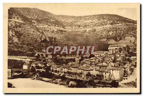 Cartes postales LesGorges du Tarn Saint Enimie vue generale