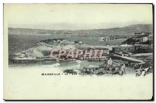 Cartes postales Marseille vue generale des