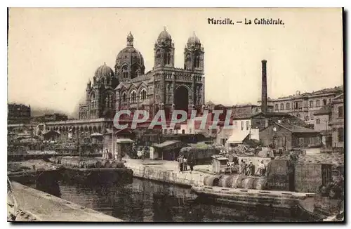 Cartes postales Marseille La Cathedrale