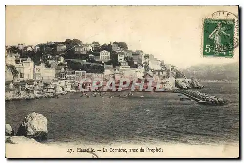 Cartes postales Marseille La Corniche anse du Prophete