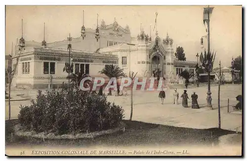 Cartes postales Exposition Coloniale de Marseille Palais de l'Indo Chine