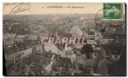 Cartes postales Compiegne Vue Panoramique